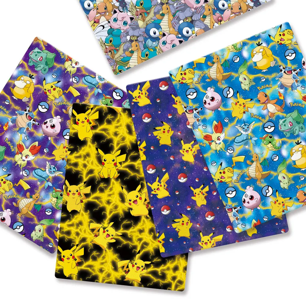 Pokemon Cartoon Fabric140*50cm - مراجعة Baby Clothing Quilt وسعره