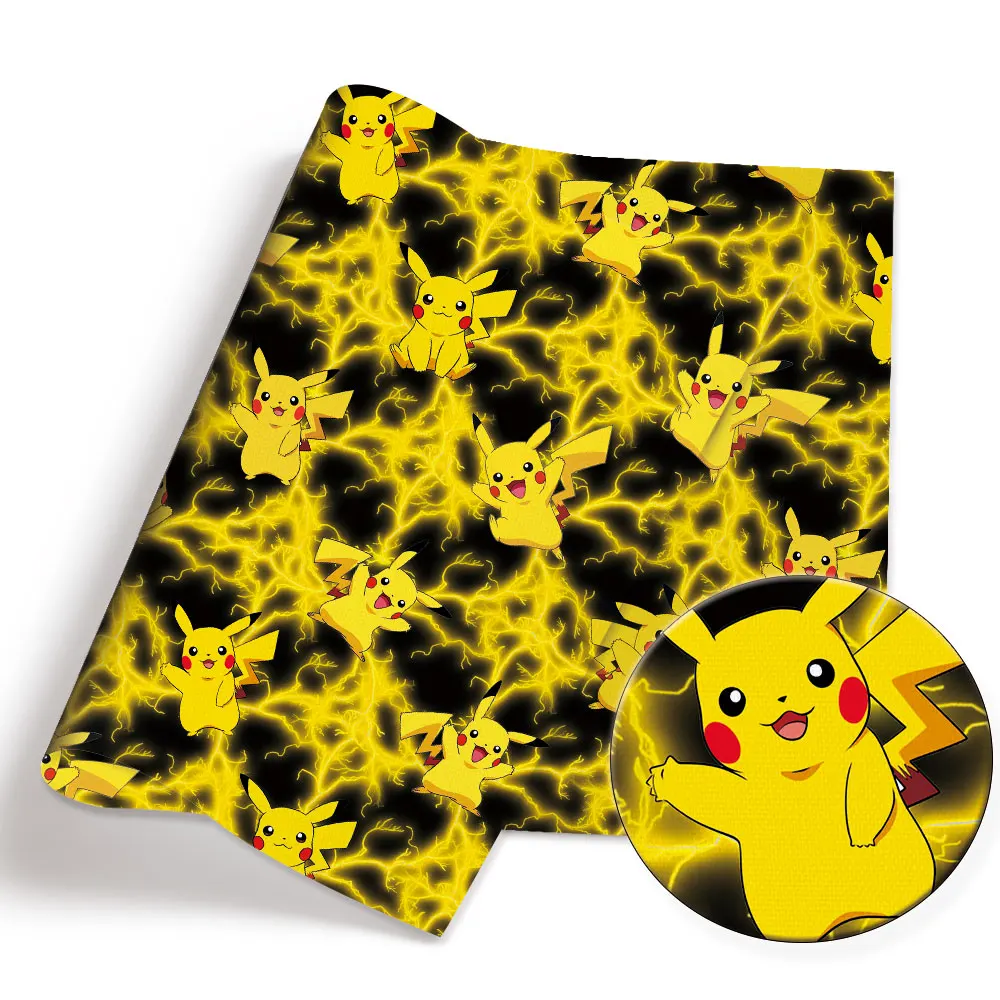 Pokemon Cartoon Fabric140*50cm - مراجعة Baby Clothing Quilt وسعره