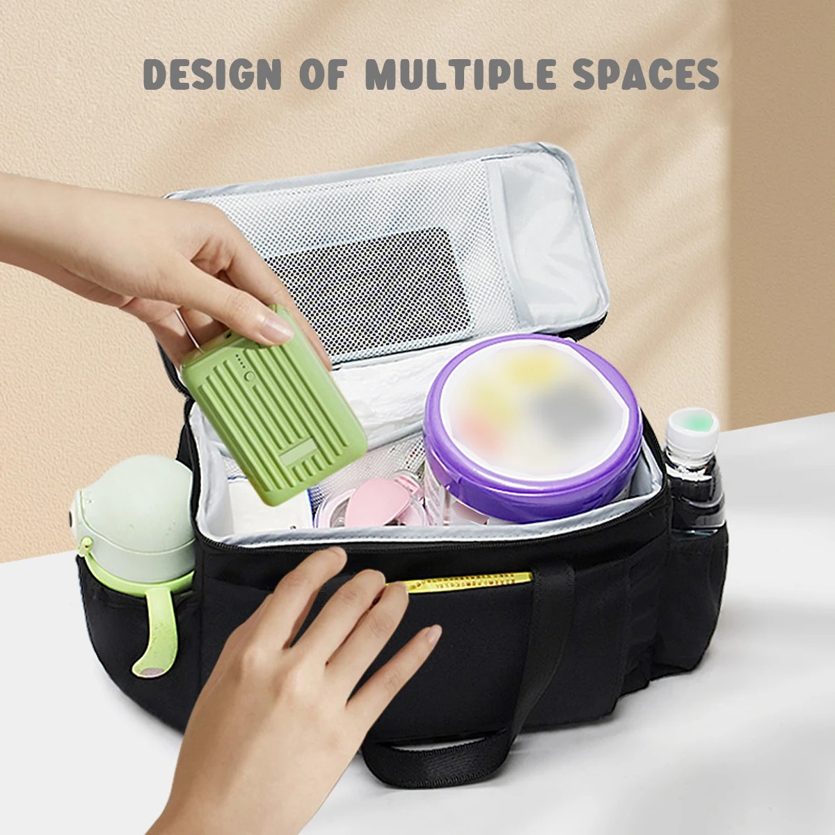 Stroller Organizer Bags Mummy  - مراجعة Baby Clothing Hamper وسعره
