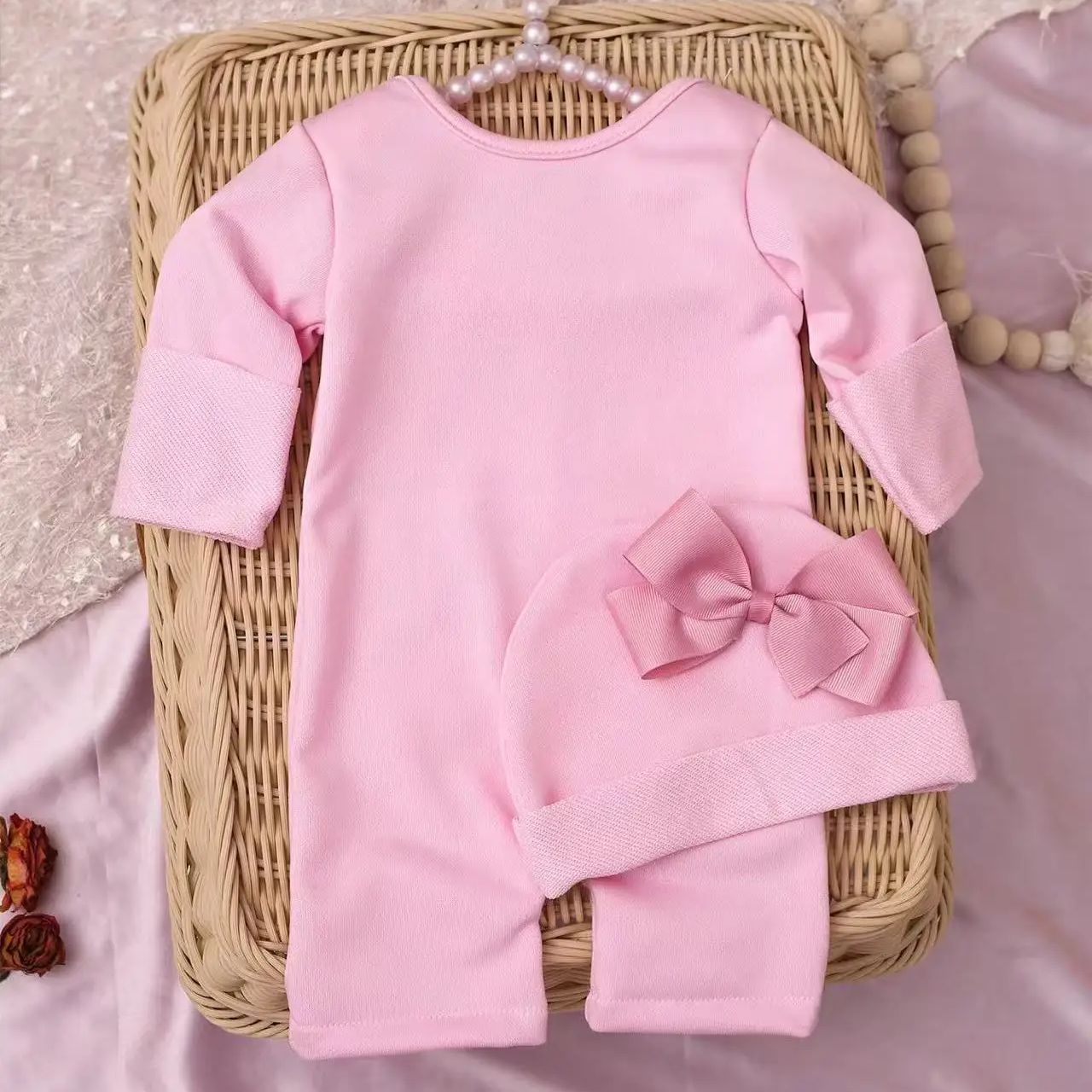 Ylsteed 2Pcs Newborn Photograp - مراجعة Baby Clothing Embroidery وسعره