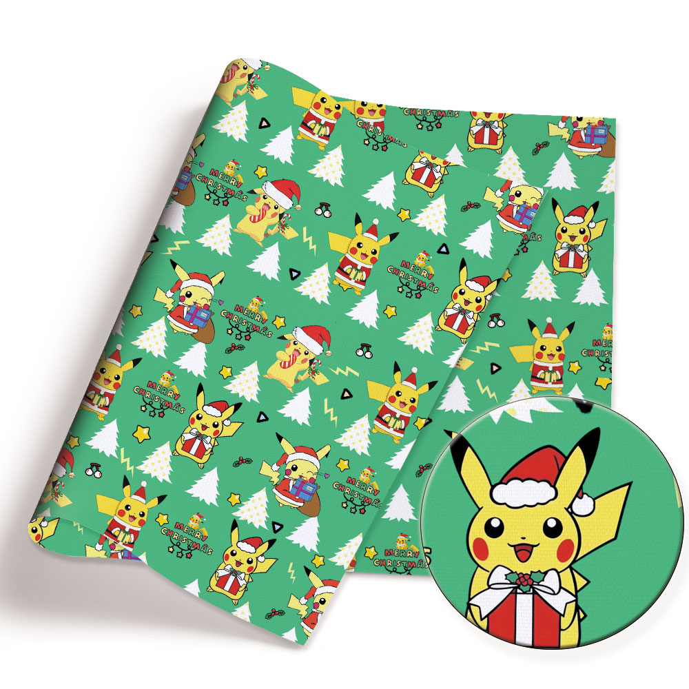 Pokemon Cartoon Fabric140*50cm - مراجعة Baby Clothing Quilt وسعره