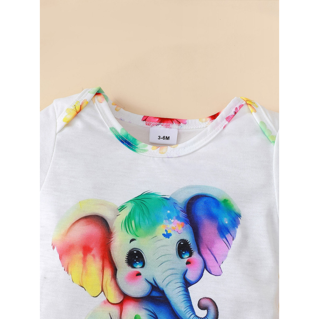 3PCS Newborn Baby Girl Clothin - مراجعة Baby Clothing Elephant وسعره