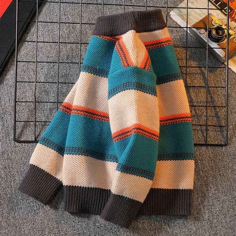 Boys Knitted Sweater New Winte - مراجعة Baby Clothing Jumper وسعره