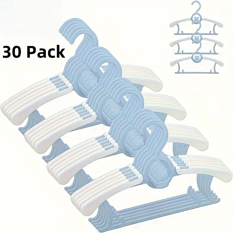 30 Pack PP Plastic Baby Clothe - مراجعة Baby Clothing Hangers وسعره