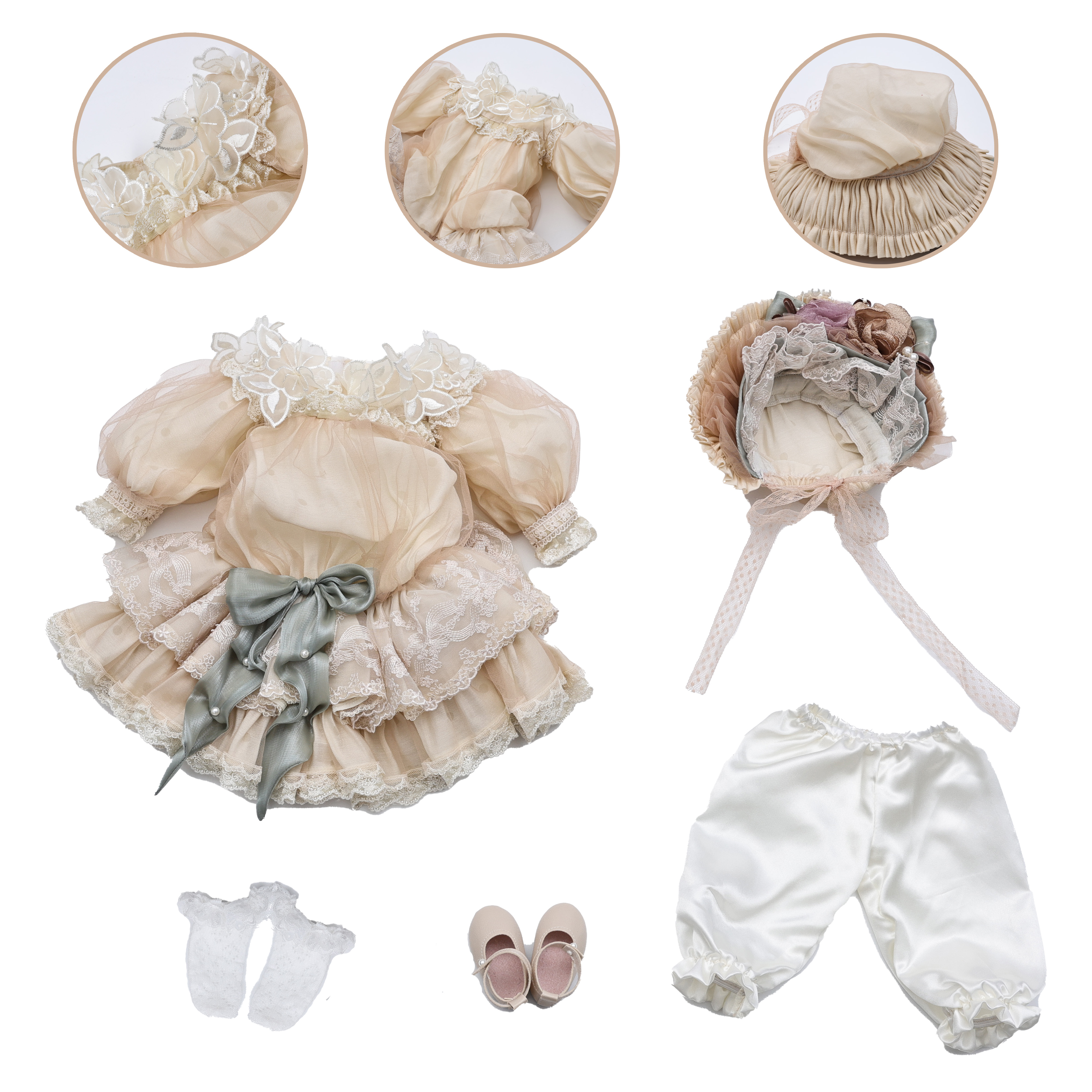 35pcs Cloveray Reborn Baby Dol - مراجعة Baby Clothing Accessories وسعره